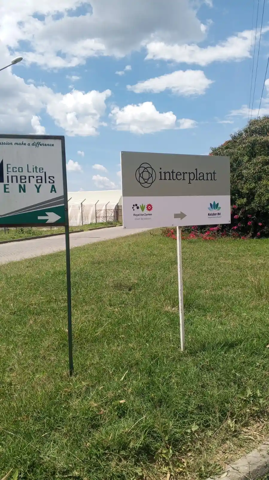 Outdoor signage project