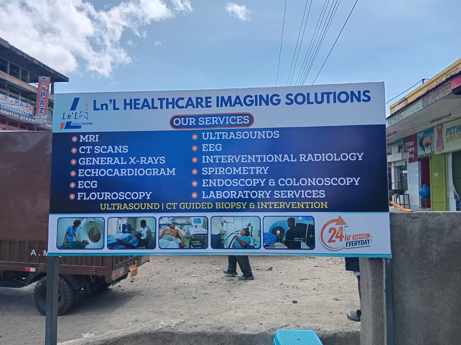 Sign installation project